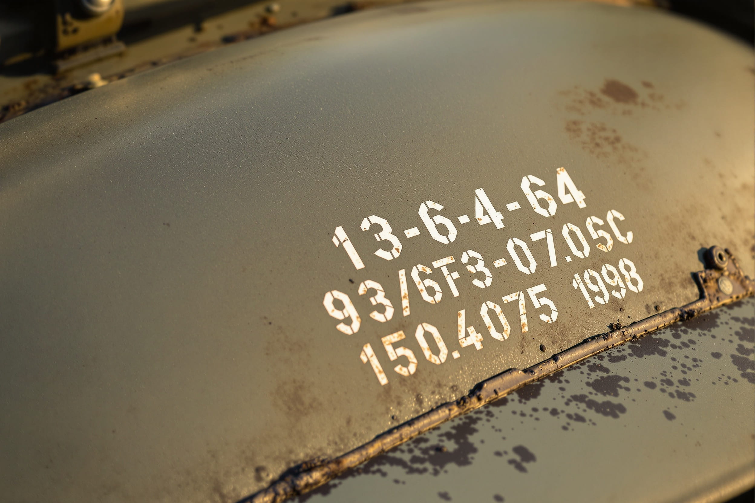 Preserving Original Military Paint and Markings