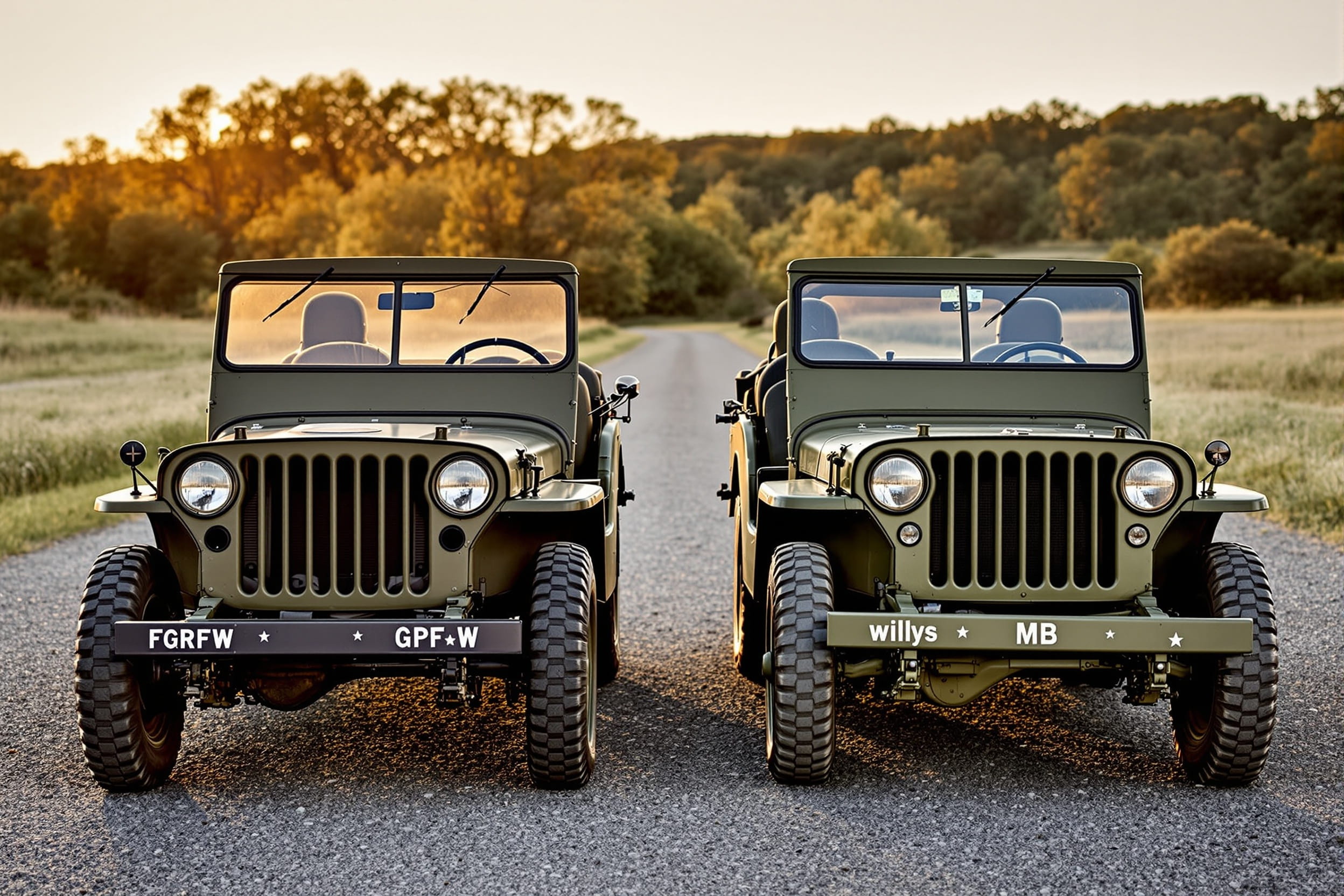 Ford GPW vs Willys MB: Identifying the Differences